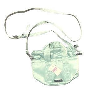 NWT Victoria’s Secret PINK Crossbody Mini Bucket Bag Tote Purse - Green -